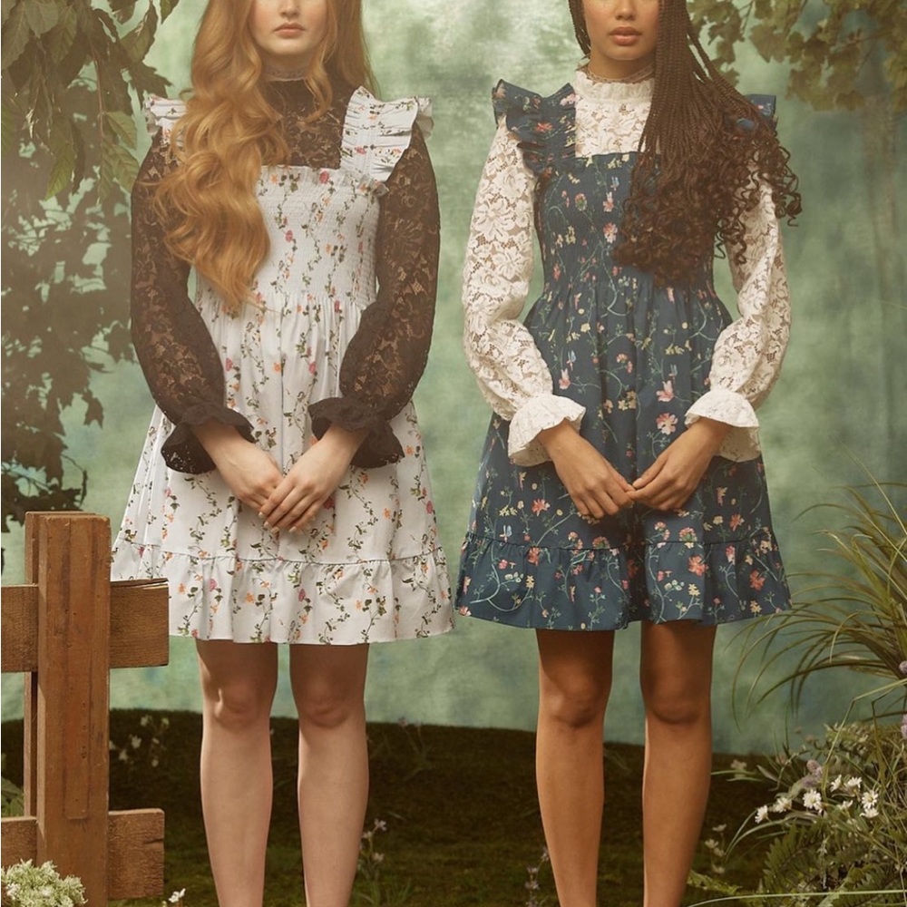 Hill House Elizabeth Dress in Moody Floral